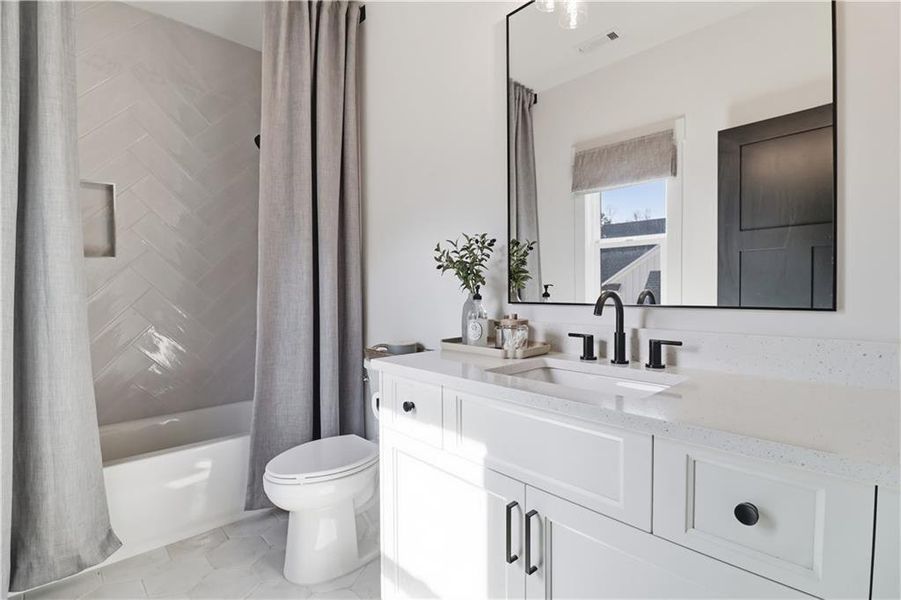 Furnished interior view inside a new home in , Woodstock (Image 38).