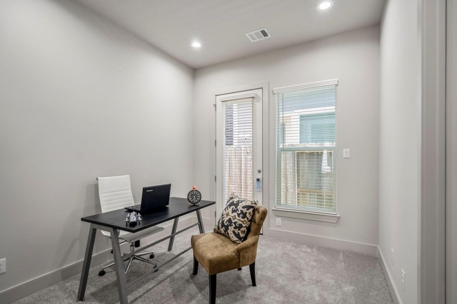 Furnished interior view inside a new home in , Houston (Image 30).