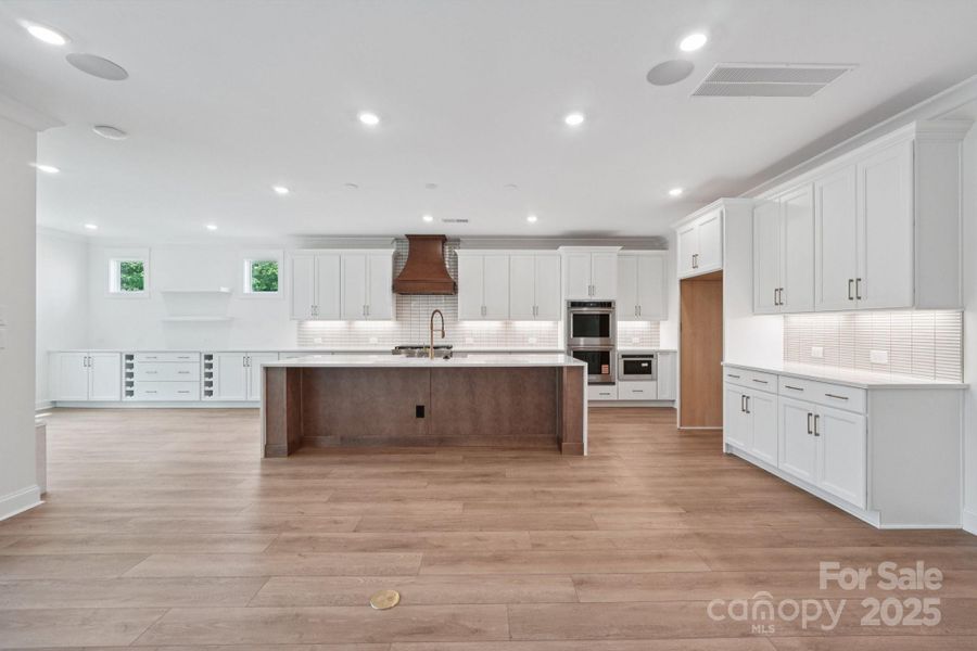 Great room to kitchen view