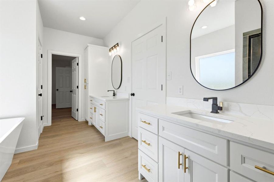 Furnished interior view inside a new home in , Hawley (Image 6).
