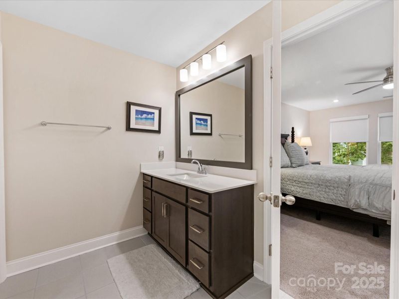 Furnished interior view inside a new home in Towns at Rea Colony, Charlotte (Image 17).