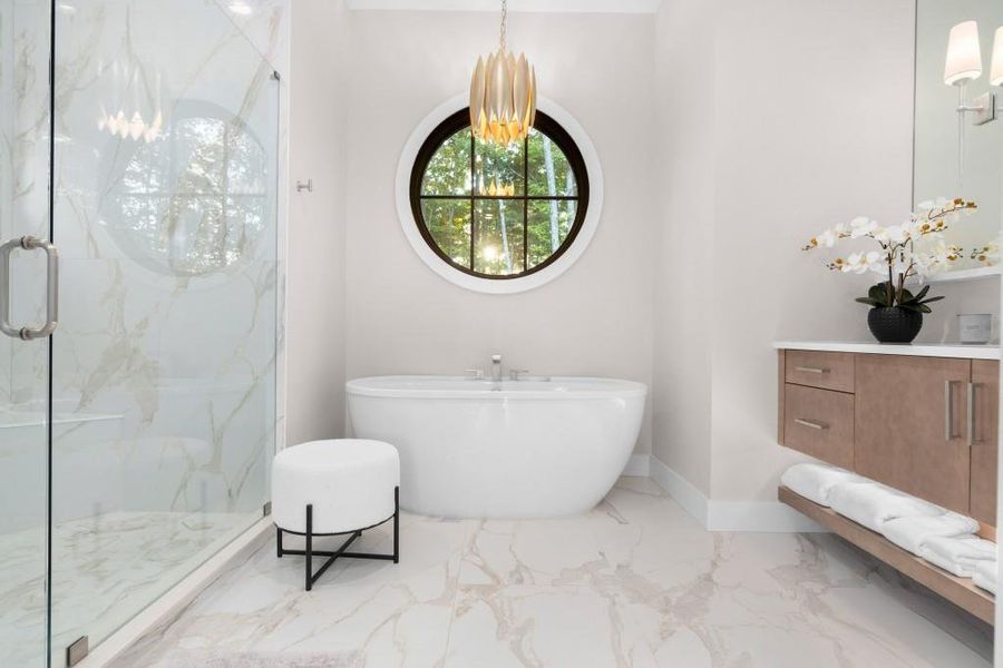 Furnished interior view inside a new home in , Blue Ridge (Image 16).