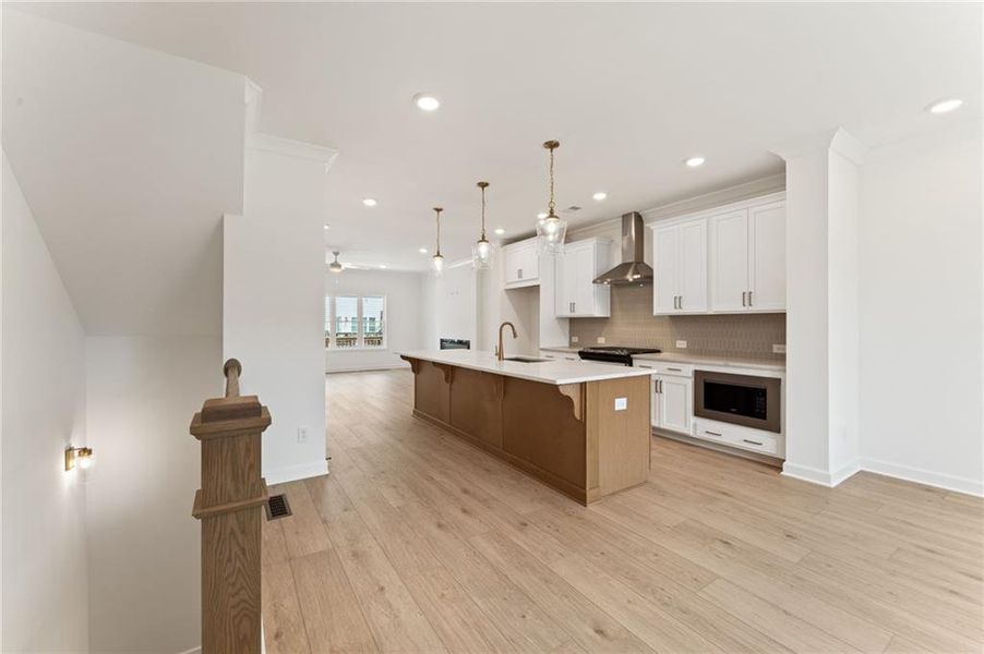 Furnished interior view inside a new home in Townes at South Main, Kennesaw (Image 10).