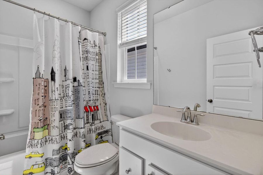 Furnished interior view inside a new home in Sweetgrass at Summers Corner, Summerville (Image 37).