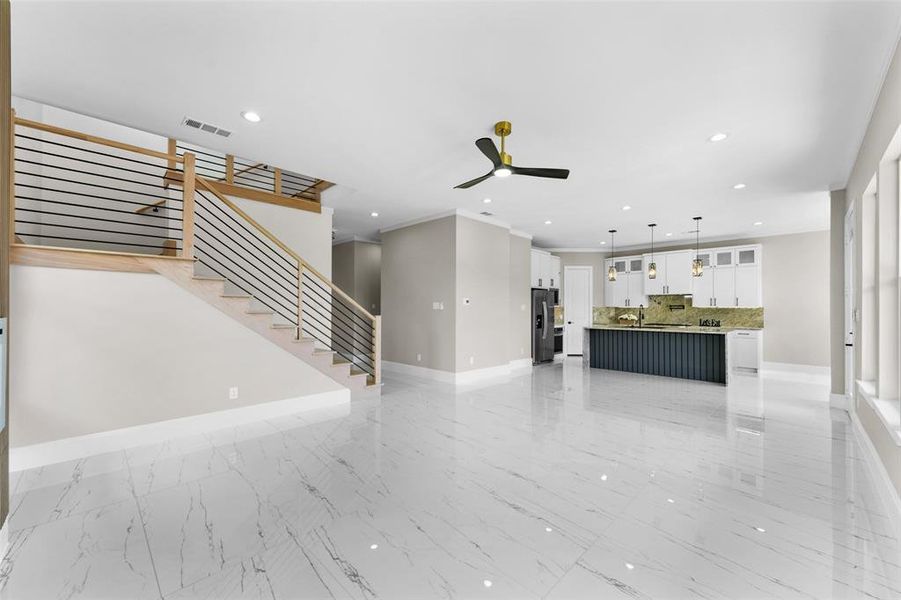 Spacious, unfurnished interior of a new home in , Dallas (Image 35). Spacious, unfurnished interior of a new home in , Dallas (Image 35).