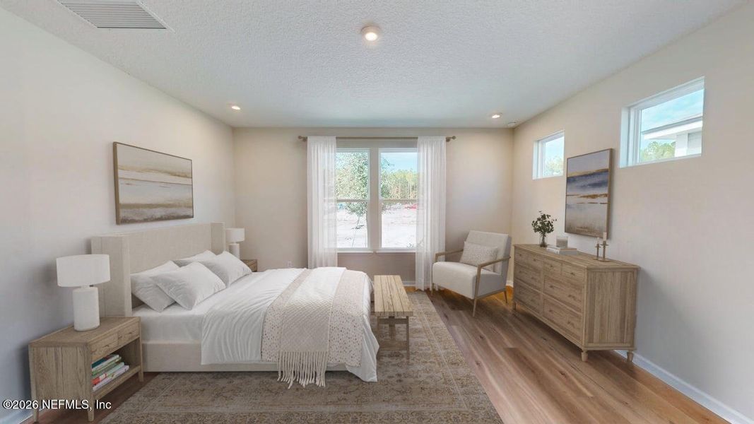 Furnished interior view inside a new home in RiverTown, St. Johns (Image 12).