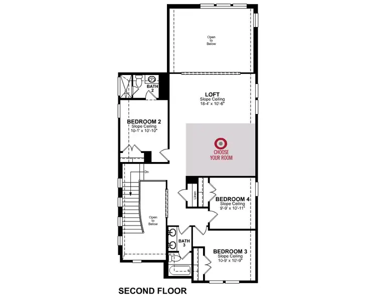 2D floor plan layout of this home in Amira, Tomball, TX (Image 3).