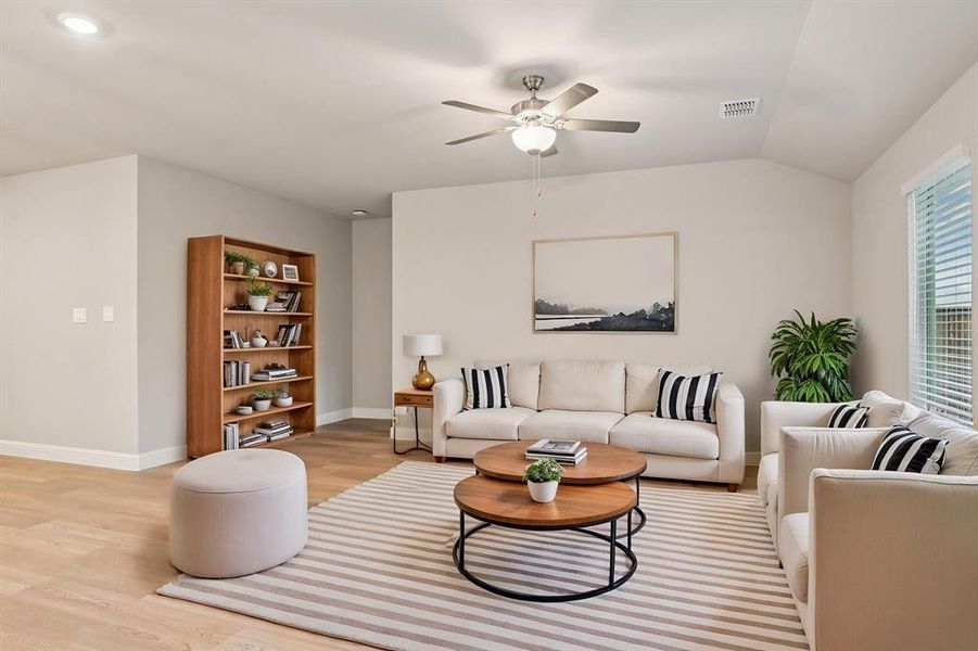 Furnished interior view inside a new home in Lakehaven - Signature Series, Farmersville (Image 12).