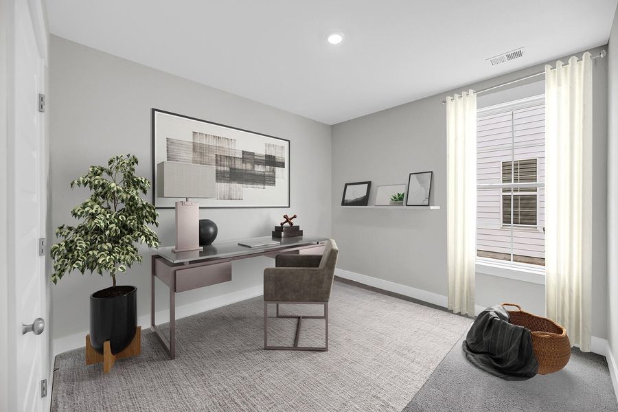 Furnished interior view inside a new home in Lochton, Summerville (Image 11). Furnished interior view inside a new home in Lochton, Summerville (Image 11).