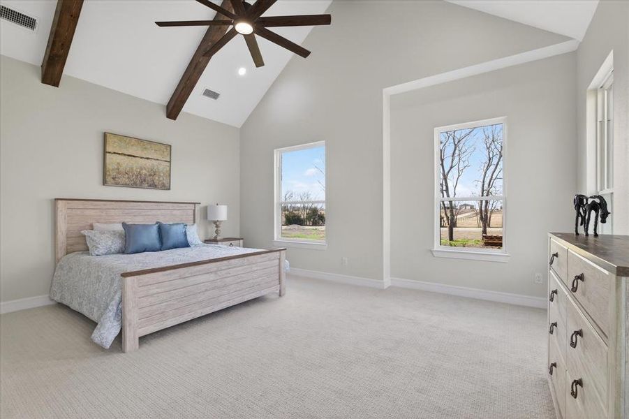 Furnished interior view inside a new home in , Celeste (Image 17).