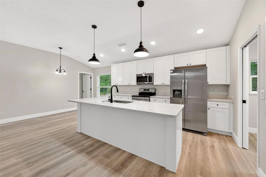 Furnished interior view inside a new home in , Eustis (Image 16).