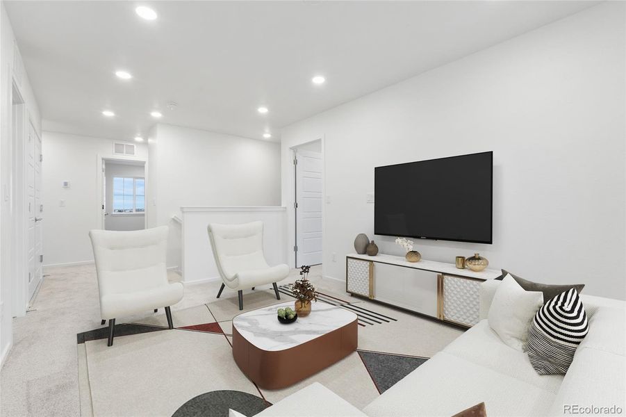 Furnished interior view inside a new home in Wolf Creek Run West, Strasburg (Image 9).
