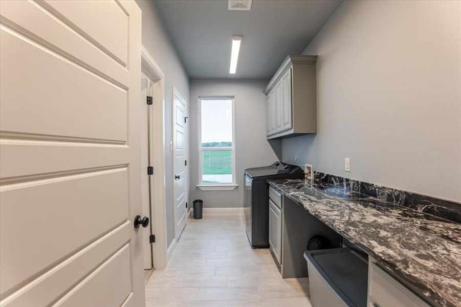 Furnished interior view inside a new home in , Godley (Image 6).