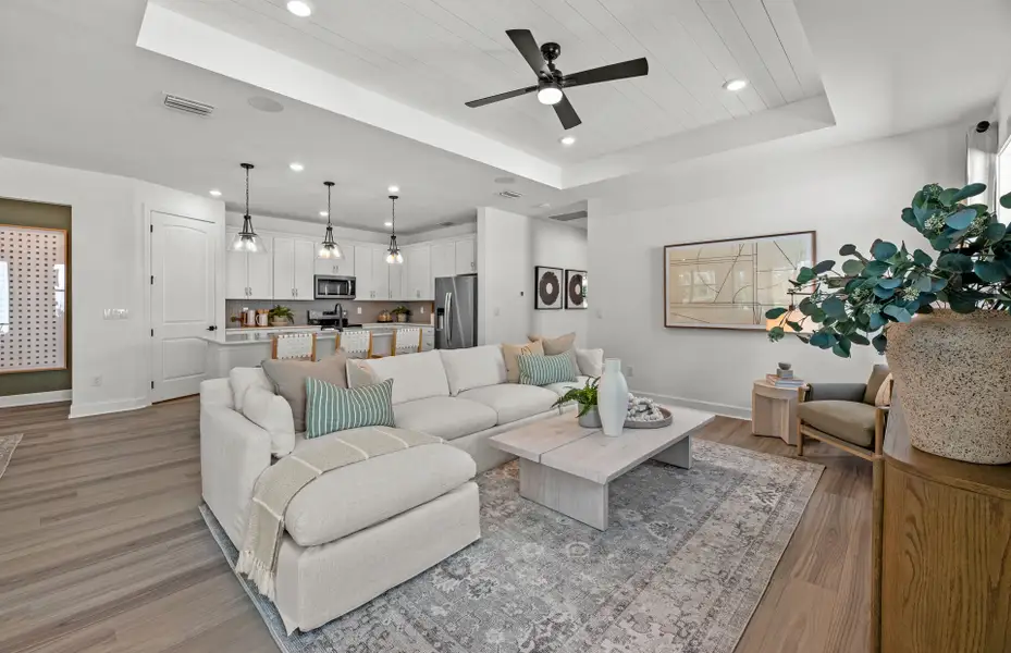 Furnished interior view inside a new home in Lakespur Wellen Park, Venice (Image 9).