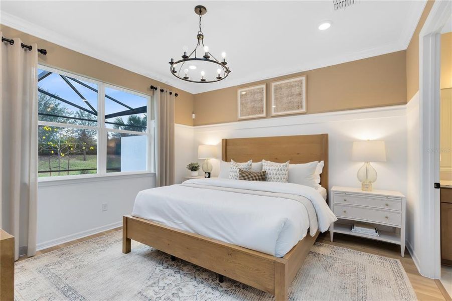 Furnished interior view inside a new home in Del Webb Twin Lakes, St. Cloud (Image 13).