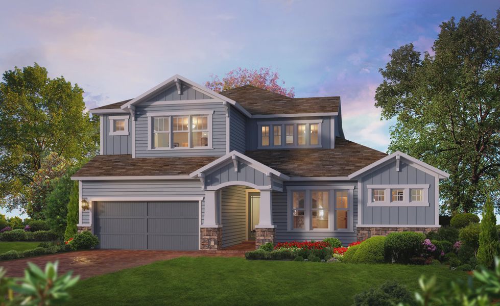 Representative exterior photo of a completed home built from the Palos Verdes - Pinnacle Series | 80' Wide Lots by ICI Homes in Oakmont, Gainesville, FL (Image 5).