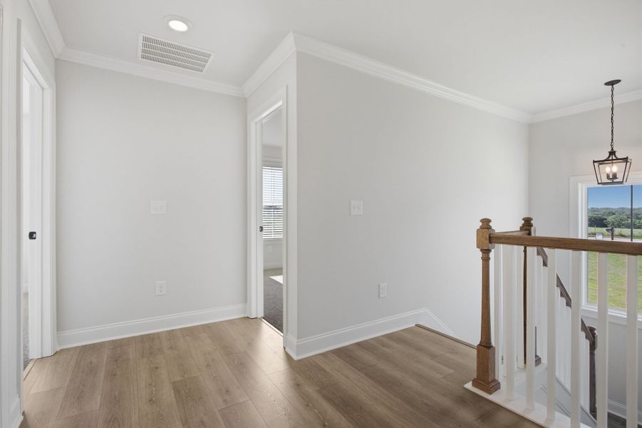 Spacious, unfurnished interior of a new home in Cherokee Knoll, Williamston (Image 30).
