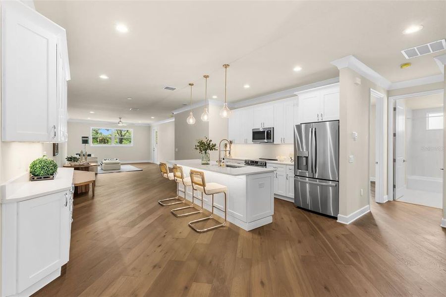 Furnished interior view inside a new home in , Tarpon Springs (Image 9). Furnished interior view inside a new home in , Tarpon Springs (Image 9).