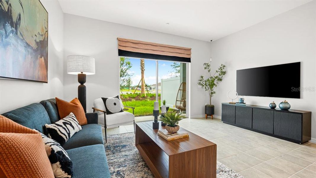 Furnished interior view inside a new home in Westview Community Group Page, Kissimmee (Image 16).