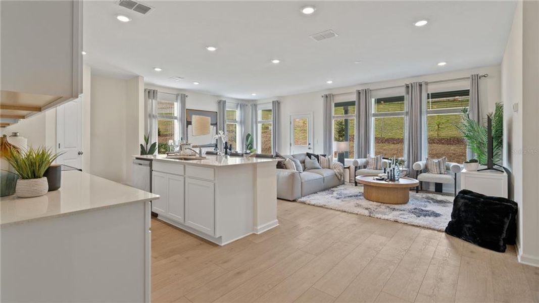 Furnished interior view inside a new home in Crosswinds, Haines City (Image 6).