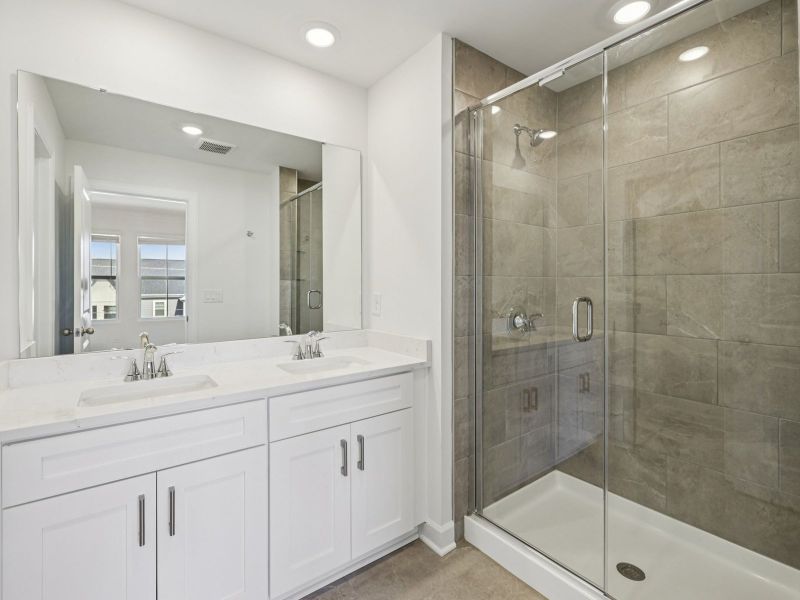 Furnished interior view inside a new home in Meadows at Wilson Farms - The Heights Series, Fort Mill (Image 6).