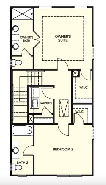 2D floor plan layout of this home in Towns at Enclave, Lawrenceville, GA (Image 3). 2D floor plan layout of this home in Towns at Enclave, Lawrenceville, GA (Image 3).