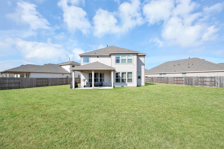 Exterior details and patio area of a home in , Cypress (Image 22).