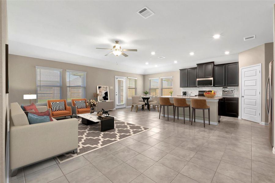 Photo is not of the actual home, but is an inspirational photo of builder’s model home and may depict options, furnishings, and/or decorator features that are not included