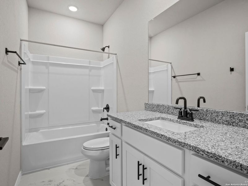 Furnished interior view inside a new home in Horizon Pointe, Converse (Image 11).