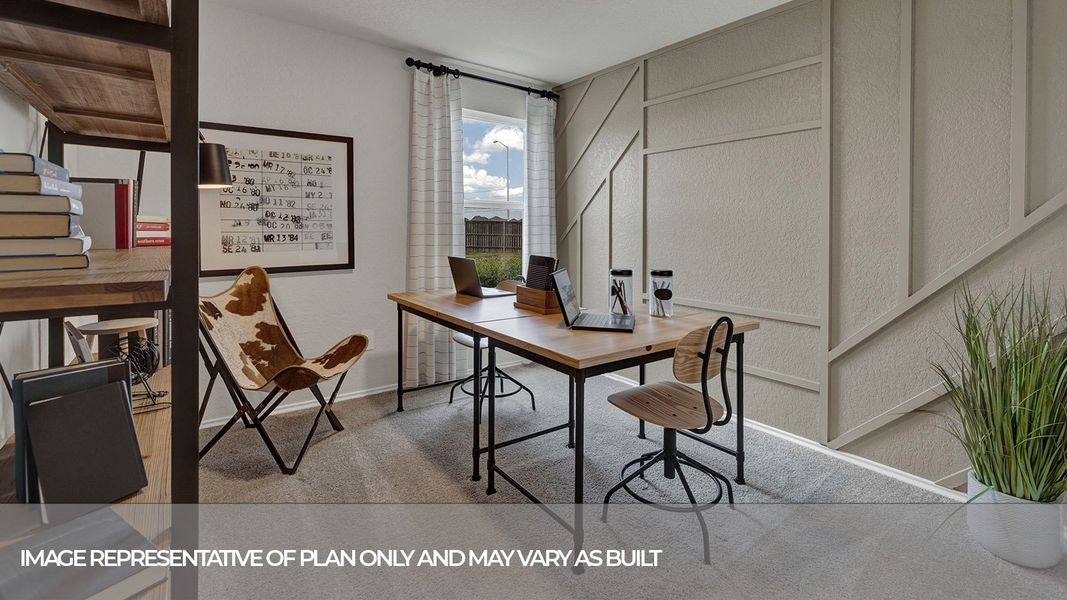 Furnished interior view inside a new home in Swenson Heights, Seguin (Image 7).