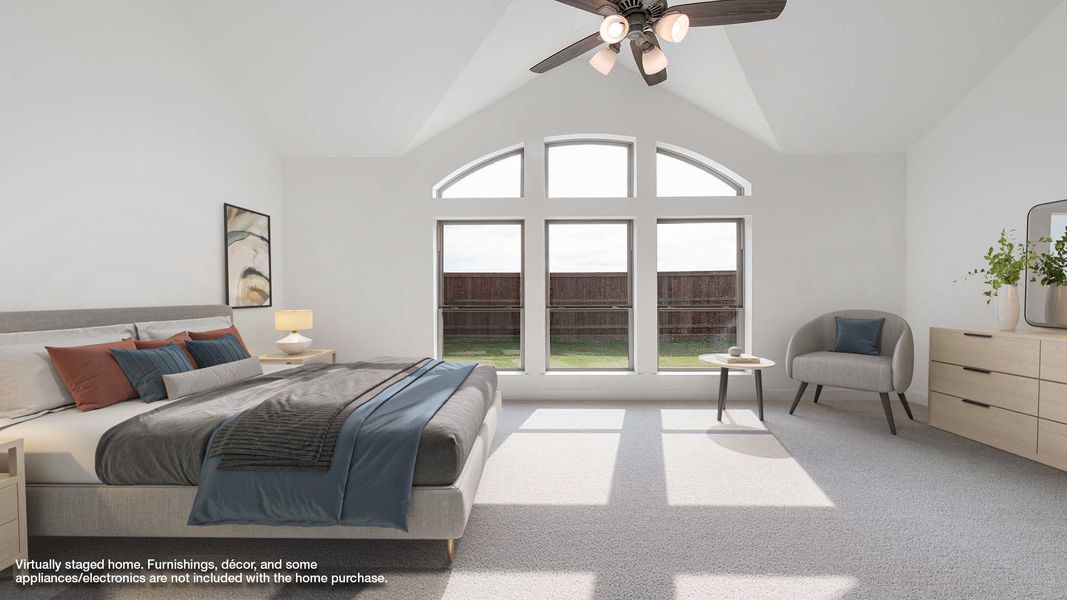 Furnished interior view inside a new home in Myrtle Creek, Waxahachie (Image 6).