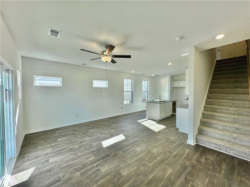 Spacious, unfurnished interior of a new home in Champions Village at Cherry Hill, Pendleton (Image 15).