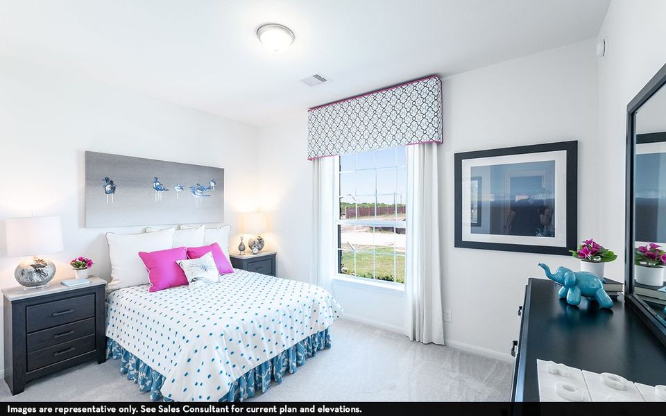 Furnished interior view inside a new home in Sunterra, Katy (Image 10).