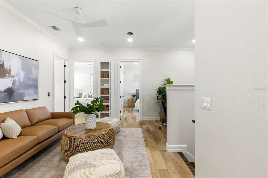 Furnished interior view inside a new home in , St. Petersburg (Image 38).