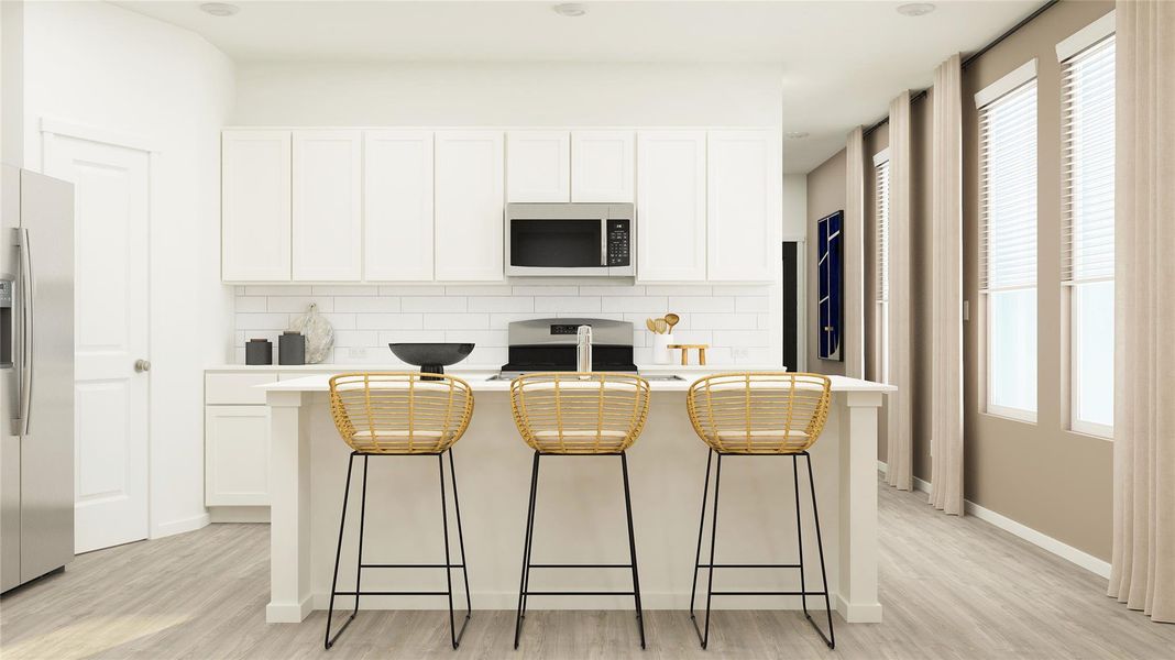 Furnished interior view inside a new home in Elm Creek: Eventide Collection, Elgin (Image 27).