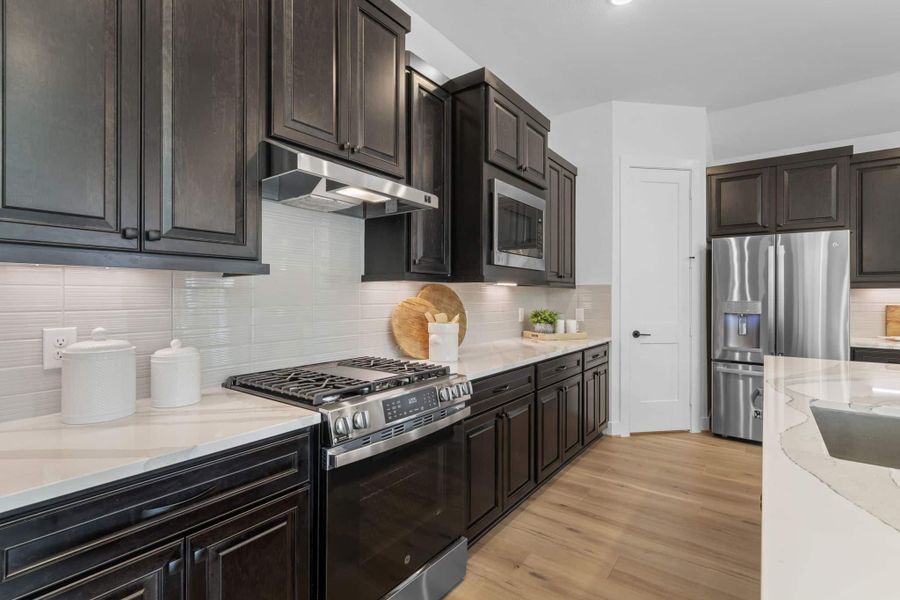 Furnished interior view inside a new home in The Highlands, Porter (Image 31).