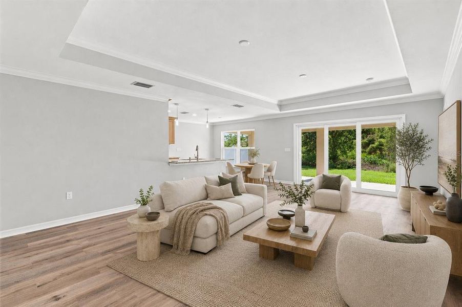Furnished interior view inside a new home in , Punta Gorda (Image 12).