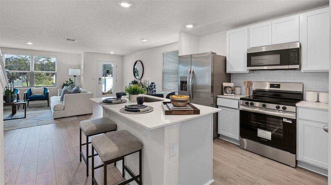 Furnished interior view inside a new home in Evergreen Park, Kissimmee (Image 9). Furnished interior view inside a new home in Evergreen Park, Kissimmee (Image 9).
