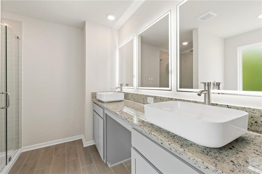 Furnished interior view inside a new home in The Woodlands Preserve, Jackson (Image 9).