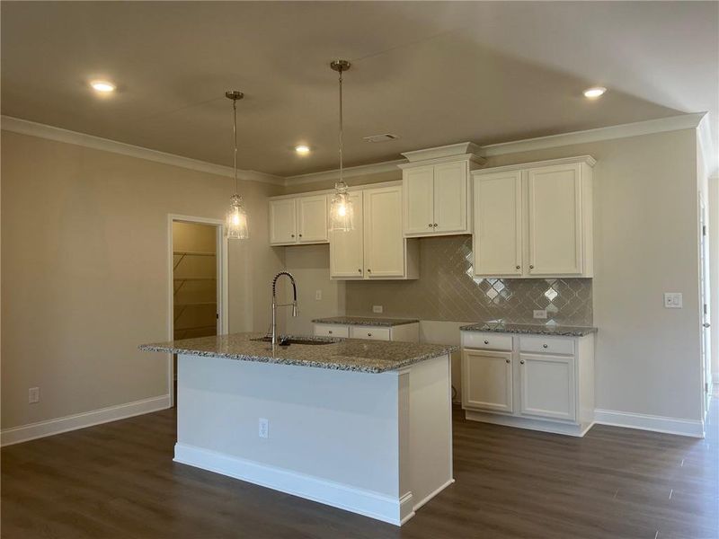 Furnished interior view inside a new home in Crofton Place Enclave, Snellville (Image 10). Furnished interior view inside a new home in Crofton Place Enclave, Snellville (Image 10).