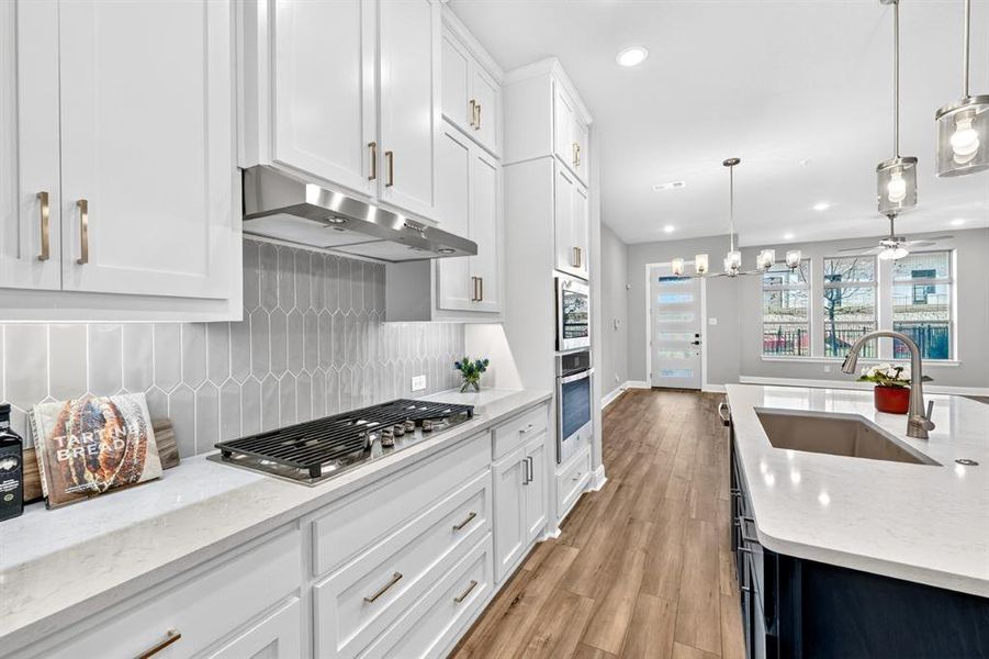 Furnished interior view inside a new home in Hillside at Las Colinas, Irving (Image 7).