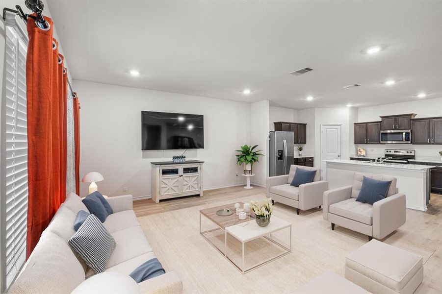 Furnished interior view inside a new home in , Providence Village (Image 26).