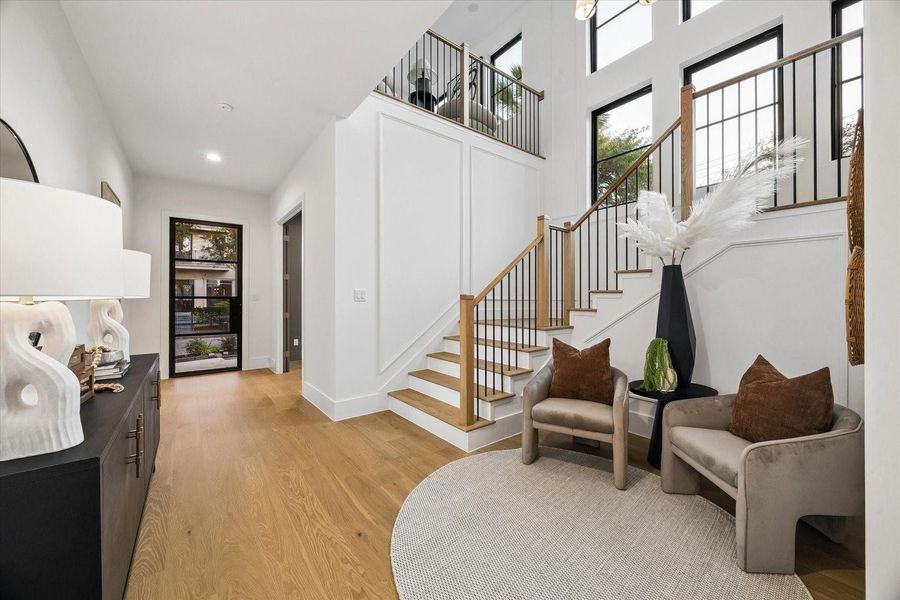 Furnished interior view inside a new home in , Houston (Image 9).