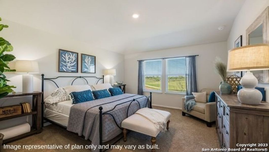 Furnished interior view inside a new home in Redbird Ranch, San Antonio (Image 6).
