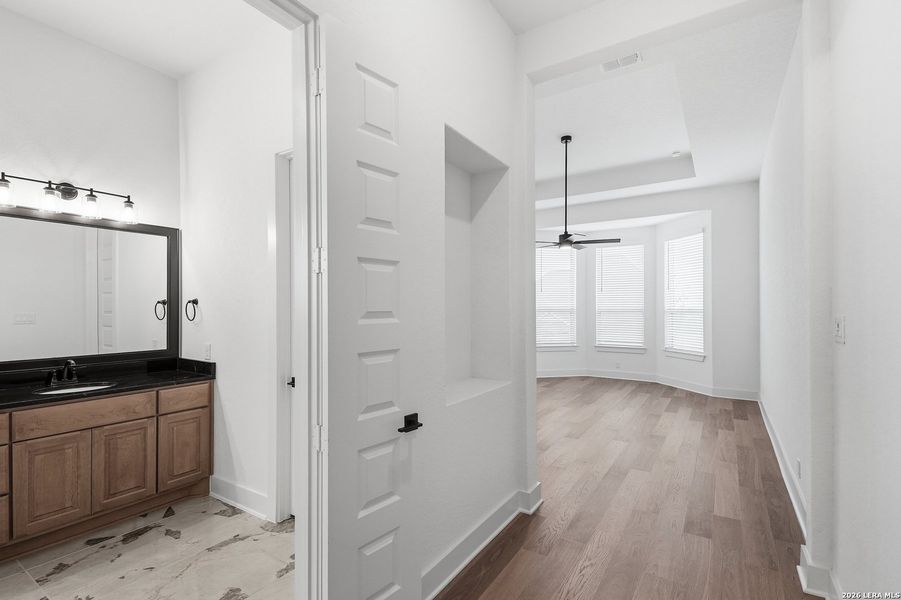 Furnished interior view inside a new home in Prominence Urban, San Antonio (Image 14).