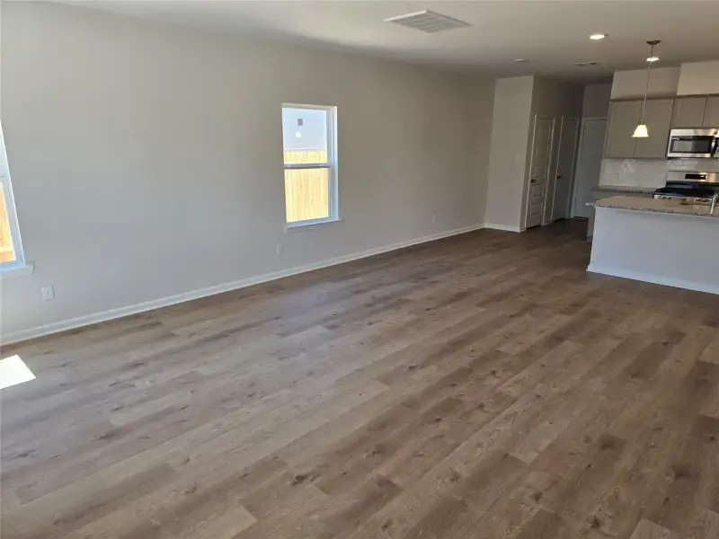 The Shetland III- Family Room. Home under construction, photo used for illustrative purposes only, colors and options will vary. The Shetland III- Family Room. Home under construction, photo used for illustrative purposes only, colors and options will vary.