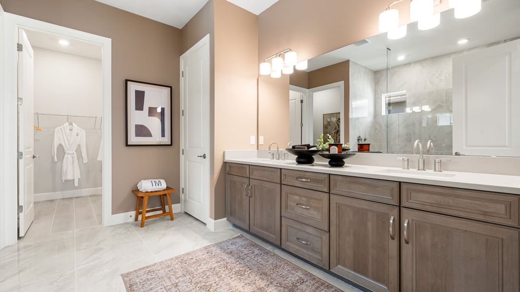 Representative furnished interior of a home built from the Cresta by Taylor Morrison in Skye Ranch Community Group Page, Sarasota (Image 11).