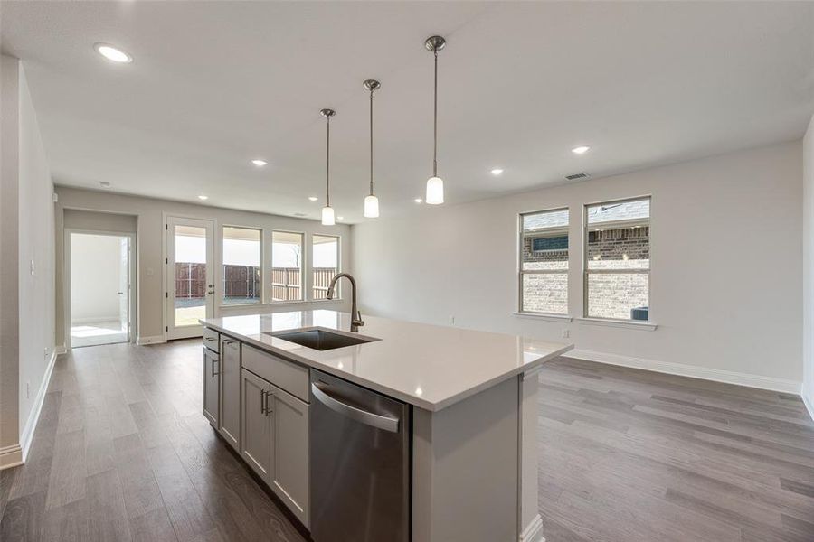 Furnished interior view inside a new home in Spiritas Ranch, Little Elm (Image 9).