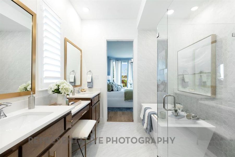 Furnished interior view inside a new home in M3 Ranch, Mansfield (Image 6).