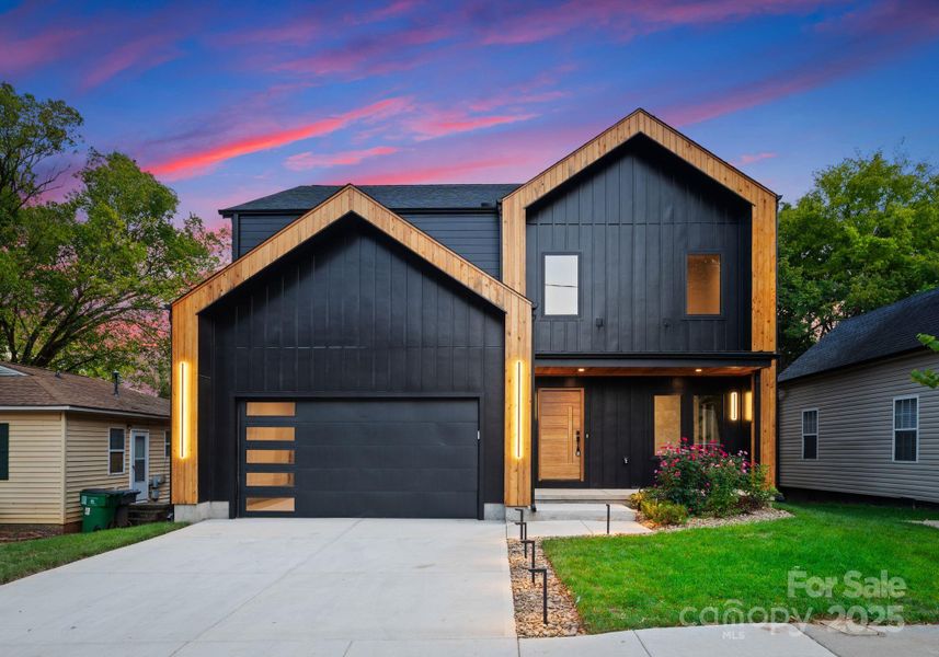 Front exterior of a new home in , Charlotte, NC, highlighting curb appeal (Image 25).
